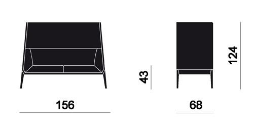 Canapé Cocooning 2 places Design ACCORD - Offisit - Vanille_2