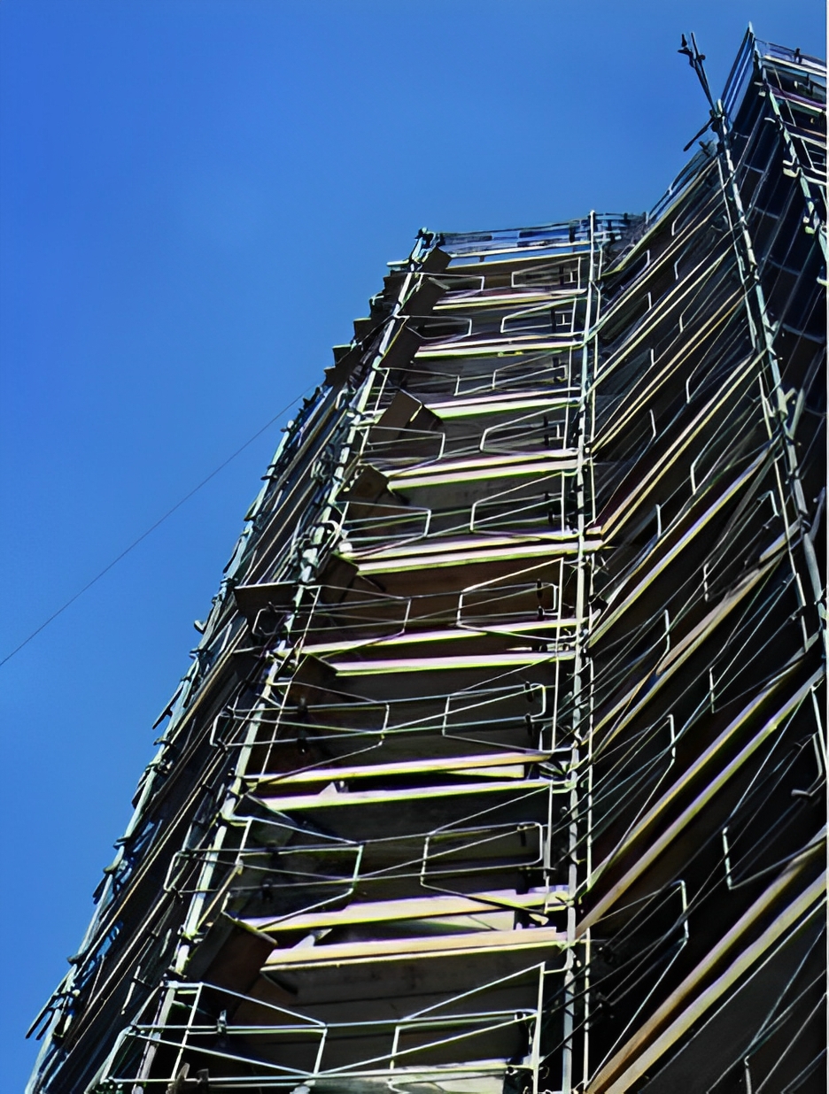 Structure d'échafaudage fiable et durable pour le bâtiment
