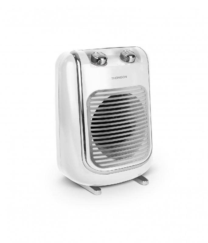 Radiateur soufflant céramique mobile électrique THOMSON Fifty - 2000W - Utilisation salle de bain - 2 vitesses de chauffe_2