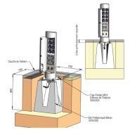 Cylindre passe-câble - borne de distribution d'énergie fixe - escaflux_2