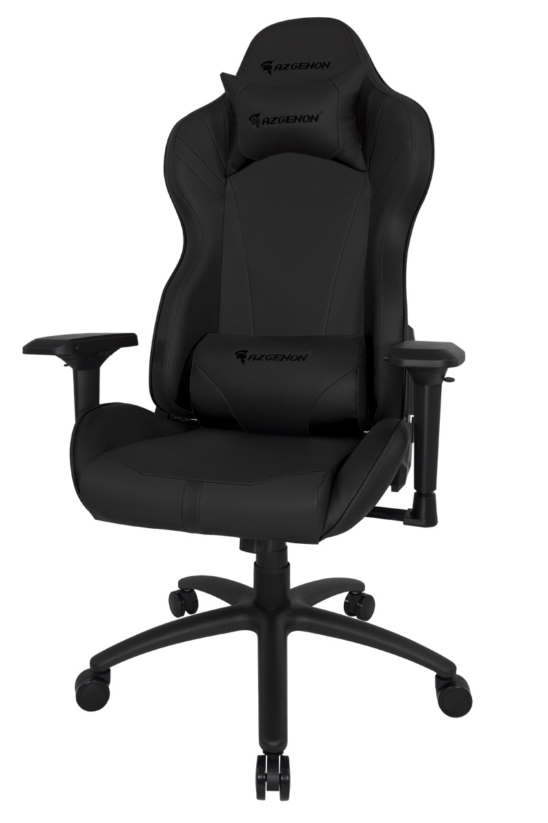 Siège ergonomique réglable AZGENON Z300 noir - Accoudoirs 4D, coussin lombaire et appui-tête - Réf : AZG_Z300_BKBK_2
