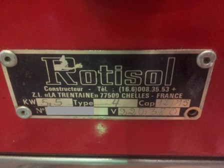 Rôtissoire 4 balancelles - electrique ? Rotisol - charot170811_2