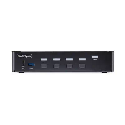 Switch KVM DisplayPort 4 Ports - 8K 60H/4K 144Hz, àÉcran Unique, DisplayPort 1.4, 2 Ports USB 3.0, 4x_2