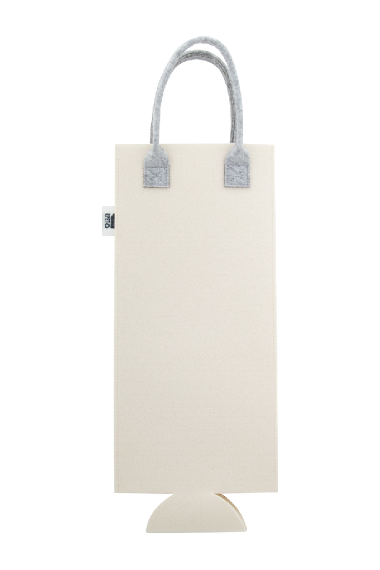 Sac cadeau à vin en feutre RPET personnalisable - Impression quadri incluse_2