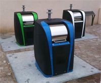 Borne d'apport volontaire enterrée 3 à 5 m3 - PEHD, acier galvanisé ou inox - Emballages, papier, verre, OM_2