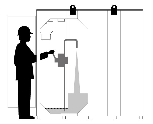 Cuve de récupération d'huiles usagées DechetBox Exel - capacité de 1450 à 5000 L - ergonomique et sécurisée_2