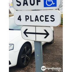 Panonceau prescriptions stationnement et arrêt M8f - signalisation directionnelle et additionnelle_2