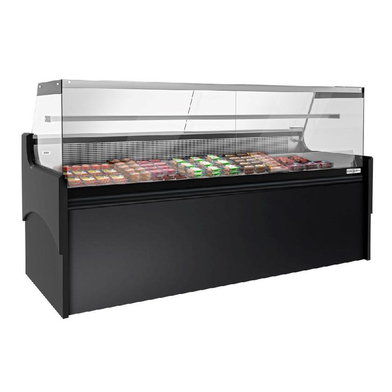 Vitrine comptoir réfrigérée droite EVERT 2480 mm - 1 étagère_2