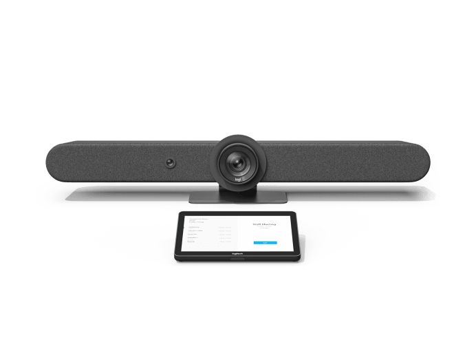 Barre de visioconférence - Logitech Rally Bar avec caméra 4K PTZ, 6 microphones et haut-parleurs intégrés_2