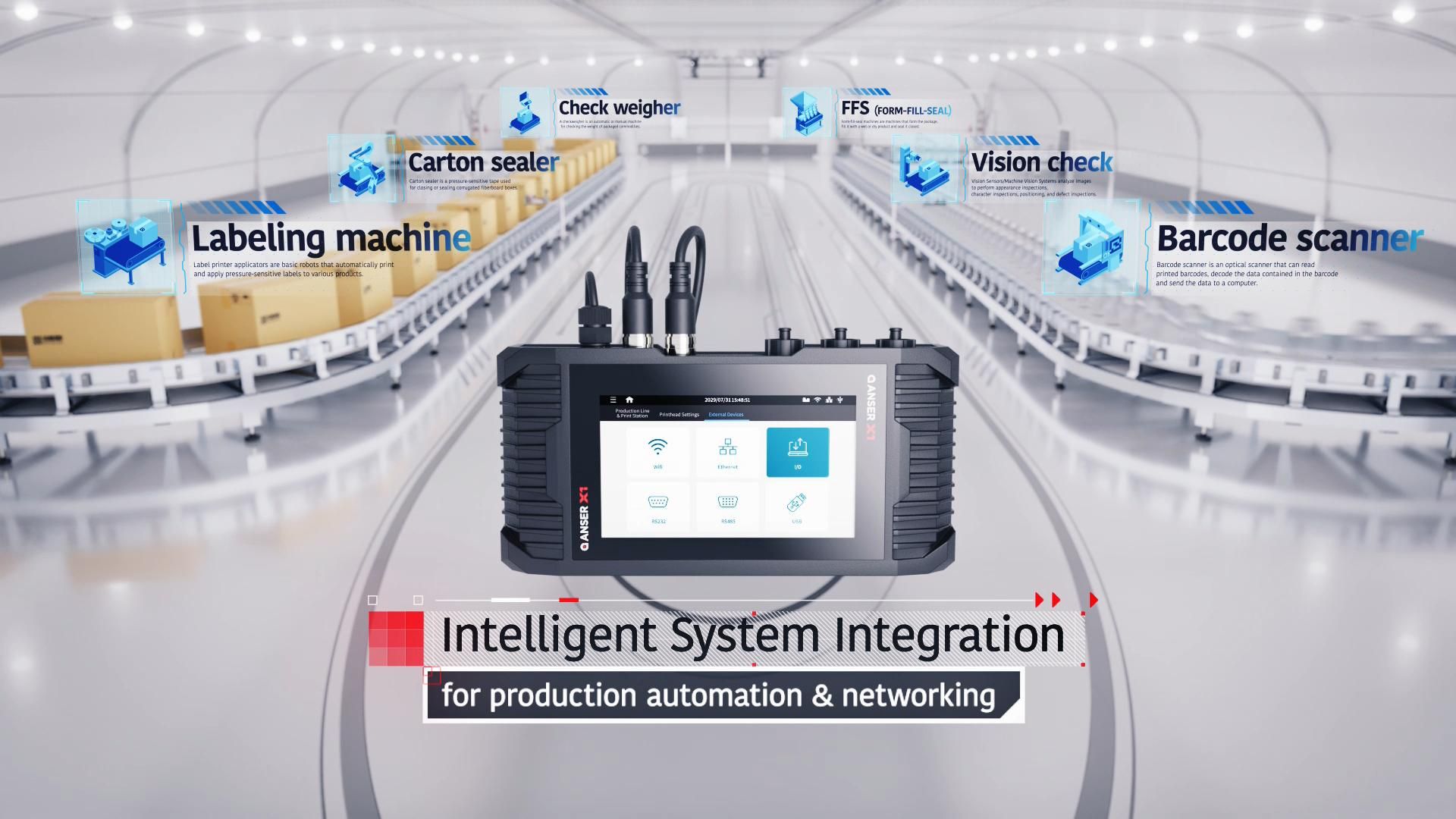 Imprimante jet d'encre thermique de nouvelle génération anser x1_2