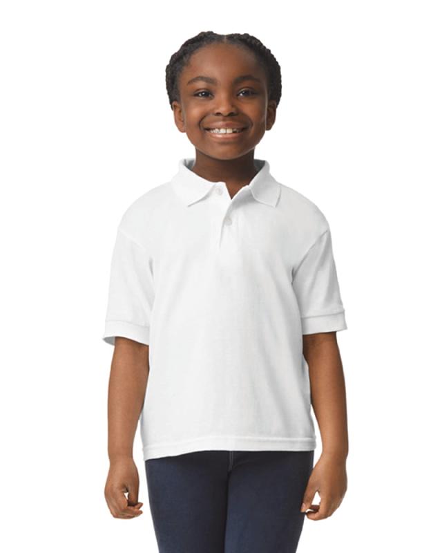 Polo jersey DryBlend enfant - Réf: GI8800B - Gildan - 50% polyester / 50% coton prérétréci_2