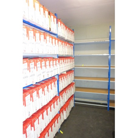Rayonnage pour l'archivage de dossiers suspendus, caisses ou boîtes à archives - acier galvanisé, peint ou tôlé_2