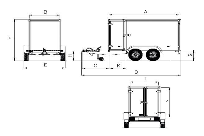 Hapert remorques - remorque frigorifique avec capacité de 2000 à 3500 kg