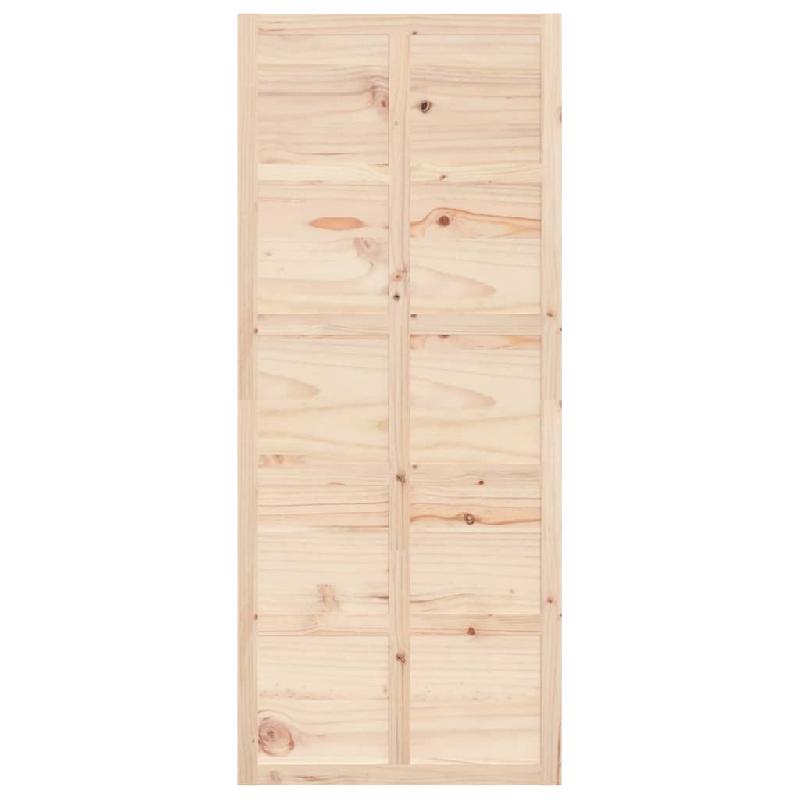 Vidaxl porte de grange 90x1,8x214 cm bois massif de pin 824633_2