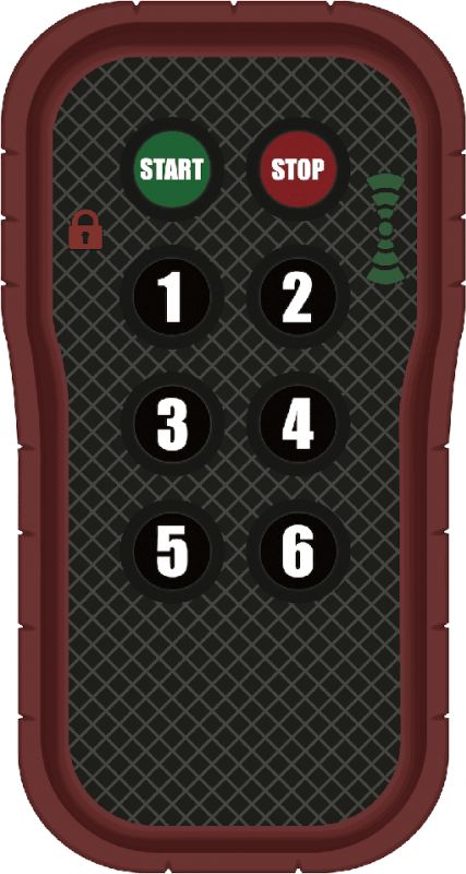 Nova - Télécommande radio industrielle - Tarso - 2 piles AA 1,5V - Multifréquence 868Mhz - Protection IP67_2