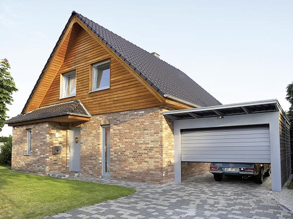 Porte de garage sectionnelle Teckentrup - finition rainurée, 40 mm d'épaisseur - stable et isolée thermiquement_2