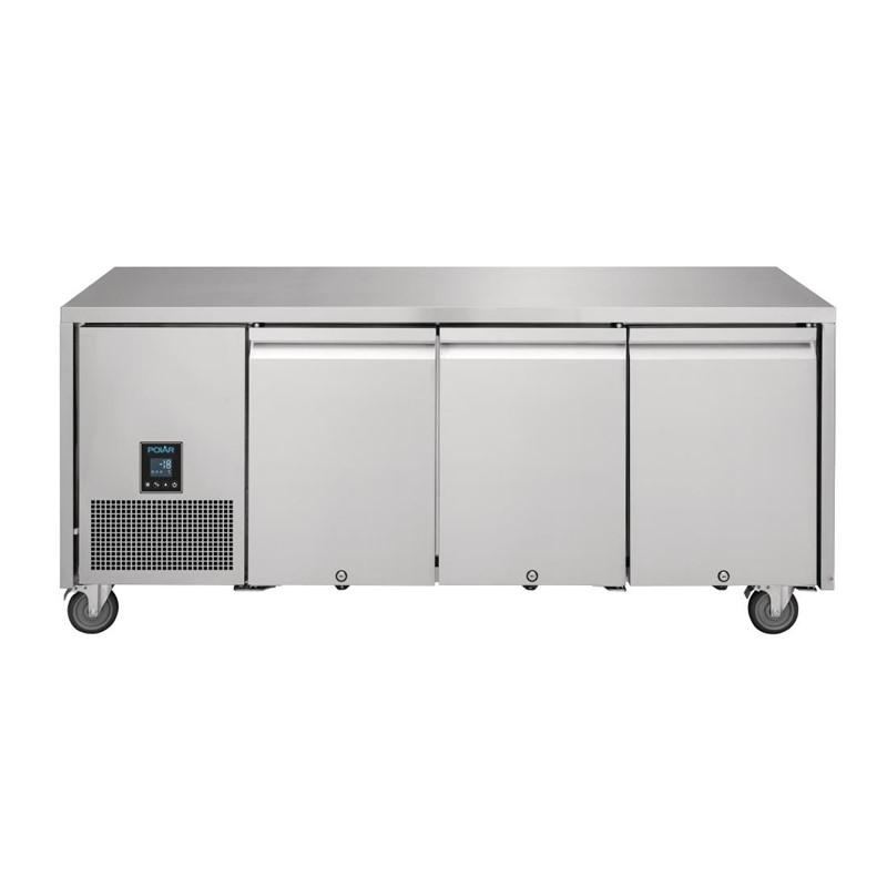 Table réfrigérée négative centrale GN 1/1 profondeur 660 - 3 portes - Serie U Premium 420L | Polar - UA008_2