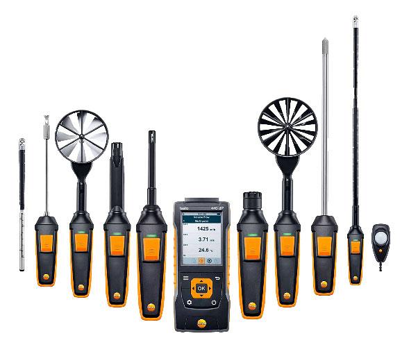 Anémomètre multifonctions - TESTO 440 avec sondes sans fil et menus intuitifs_2