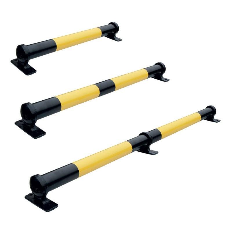 Butée de parking acier et fonte noir/jaune - 830_2