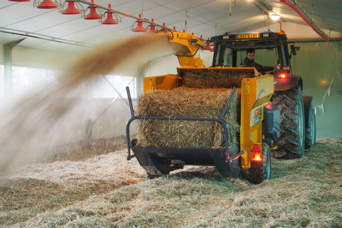 Broyeuse de paille C-kator avec longueur ajustable des brins