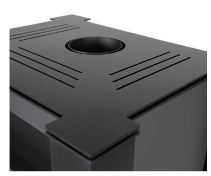 Poêle à bois Lend Aqua Vario - Régulation électronique 11/5 kW - Alimentation chauffage central_2