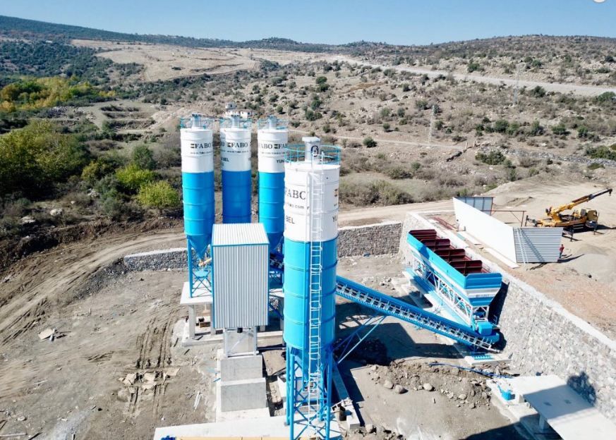 Centrale à béton fixe Fabo Powermix-160 - 160 m3/h - Mélangeur double arbre 4,5m3_2