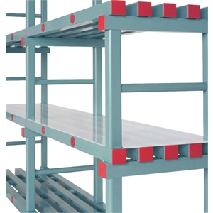 Rayonnage haute résistance 100 x 40 cm - l 1400 x p 500 mm_2