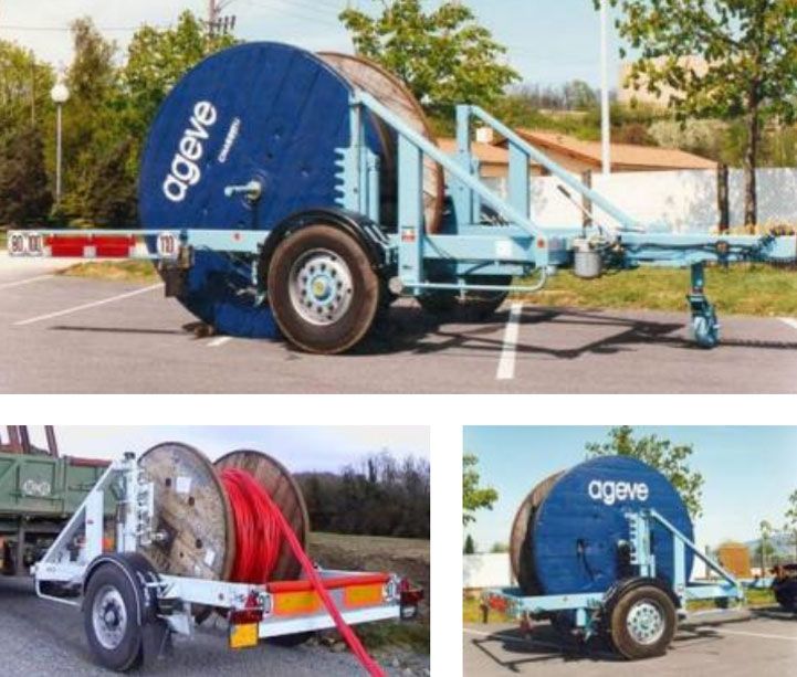 S 5000 - Remorque Porte-Touret - SIPREL - Charge utile 4910 Kg_2