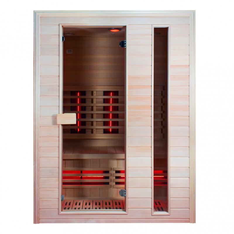 SAUNA ​​INFRAROUGE BOREAL® DIFFUSION 150 - 2 À 3 PLACES À SPECTRE COMPLET - ​150X100_2