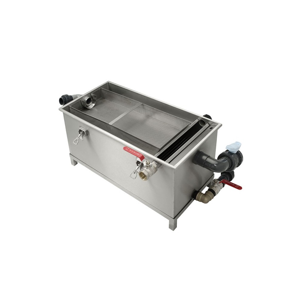 Séparateur à graisse en inox sous évier pour restauration et industrie alimentaire - 400 couverts - BAGT 400N - SARL DEVELOPPEMENT DURABLE_2