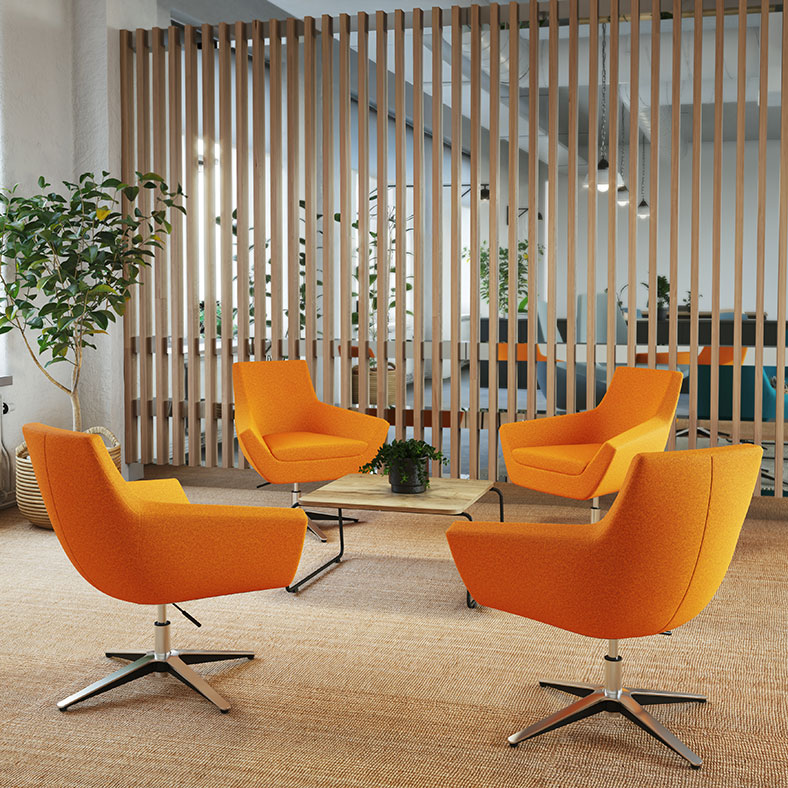 Fauteuil destiné  aux espaces lounge et sociaux, aux salles d'attente ou aux environnements collaboratifs de caractère - Storn_2