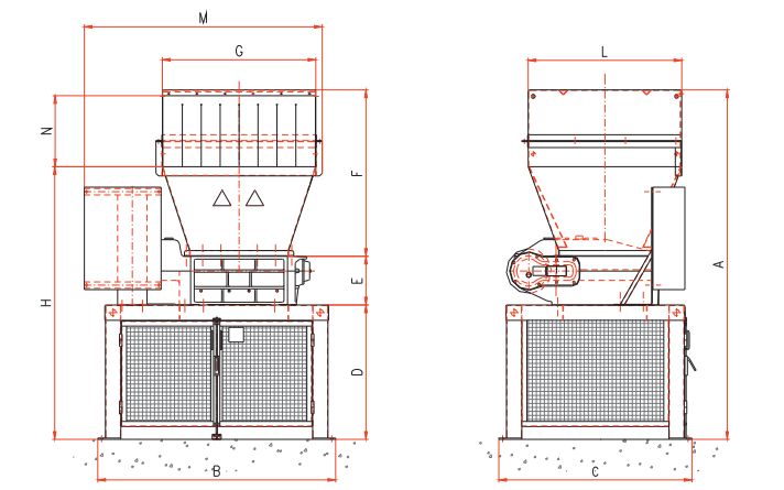 K 25 - broyeurs de déchets organiques - satrindtech france - puissance 18,5 à 25kw/hp_2