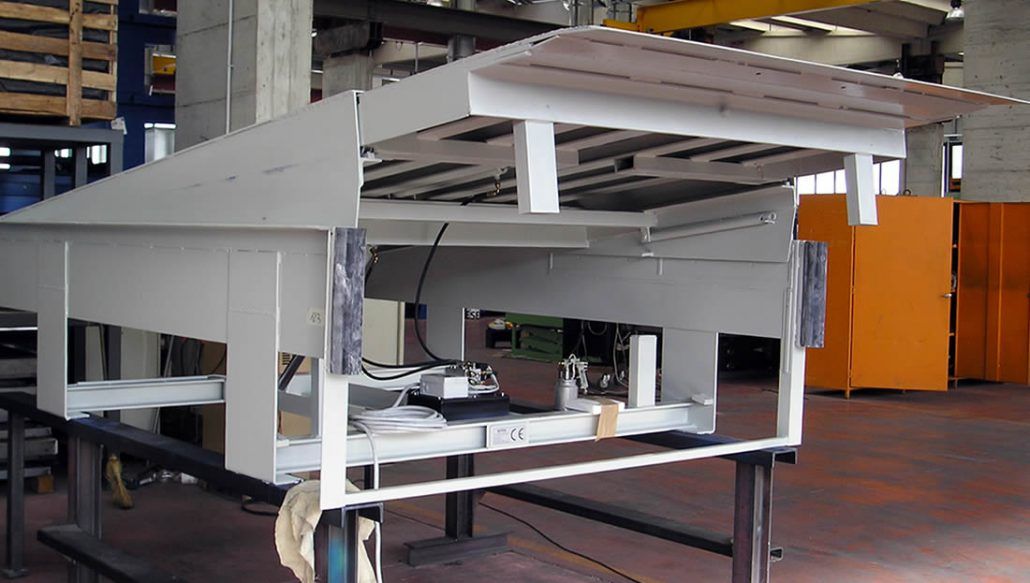 Niveleurs de quai à bavette télescopique Armo - Série RXE et RZE - bavette extensible de 500 à 1000 mm_2