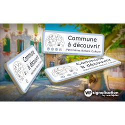 Panneau Label Commune à découvrir - Informations Diverses et Horloges de Visite_2