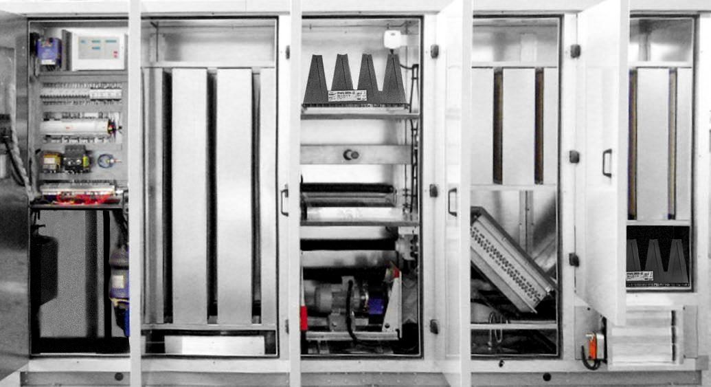 Équipement hygiénique pour la gestion de l'air en salle opératoire