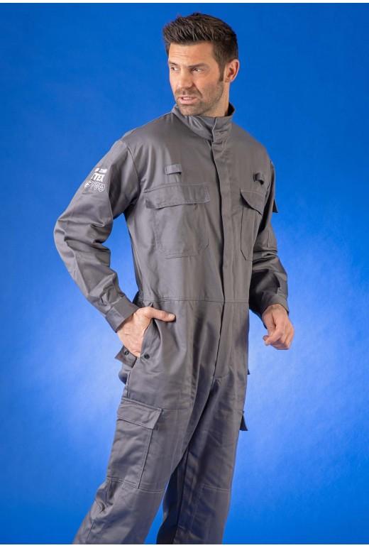 Combinaison multirisques ATEX réf. 650*ATX - multipoches, normes ISO et IEC, 74% coton_2