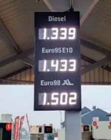 Panneau affichage prix carburant - Artelux - affichage lumineux et sur-mesure_2