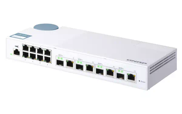 QNAP QSW-M408-4C commutateur réseau Géré L2 Gigabit Ethernet (10/100/1000) Blanc_2