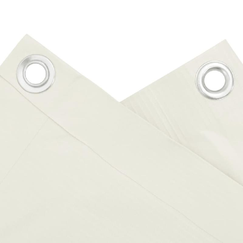 Vidaxl écran d'intimité de jardin blanc 500x90 cm pvc 4005454_2