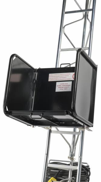 311500401 - Monte-matériaux Castor Steel 150/20 - Haemmerlin - Charge utile 150 kg - Hauteur jusqu'à 20 m - Treuil intégré_2