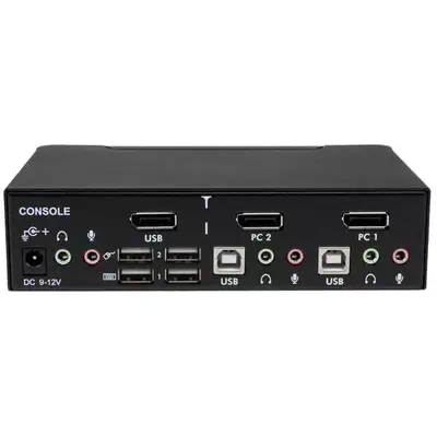 Commutateur KVM 2 Ports DisplayPort, USB et Audio - Switch KVM - 2560x1600_2