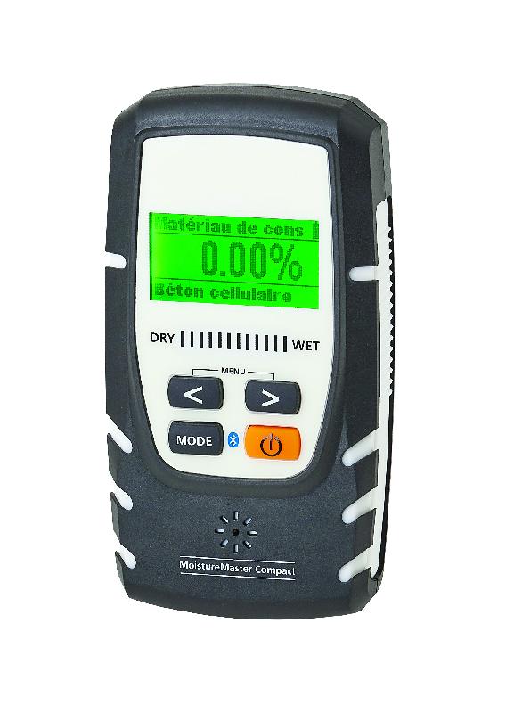 Humidimètre professionnel - Moisture Master Compact Plus - Mesure non destructive avec Bluetooth - 62 matériaux sélectionnables_2