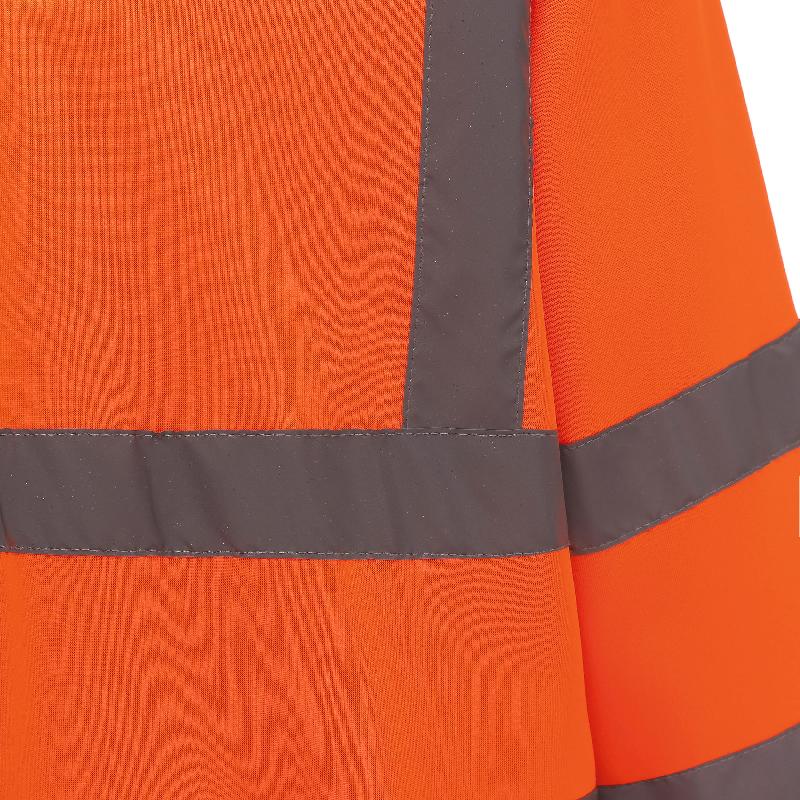 Sweat-shirt 1/4 zip haute visibilité - Réf: YHVK06 - bandes réfléchissantes - normes EN ISO20471:2013 catégorie 3 et UK GO/RT 3279 Issue 8:2013_2