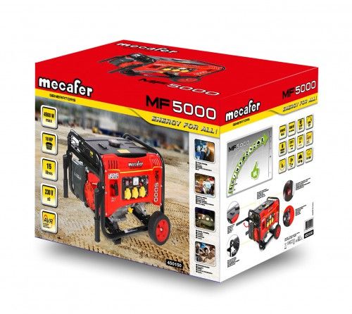 Groupe électrogène Mecafer avec système AVR de régulation de tension