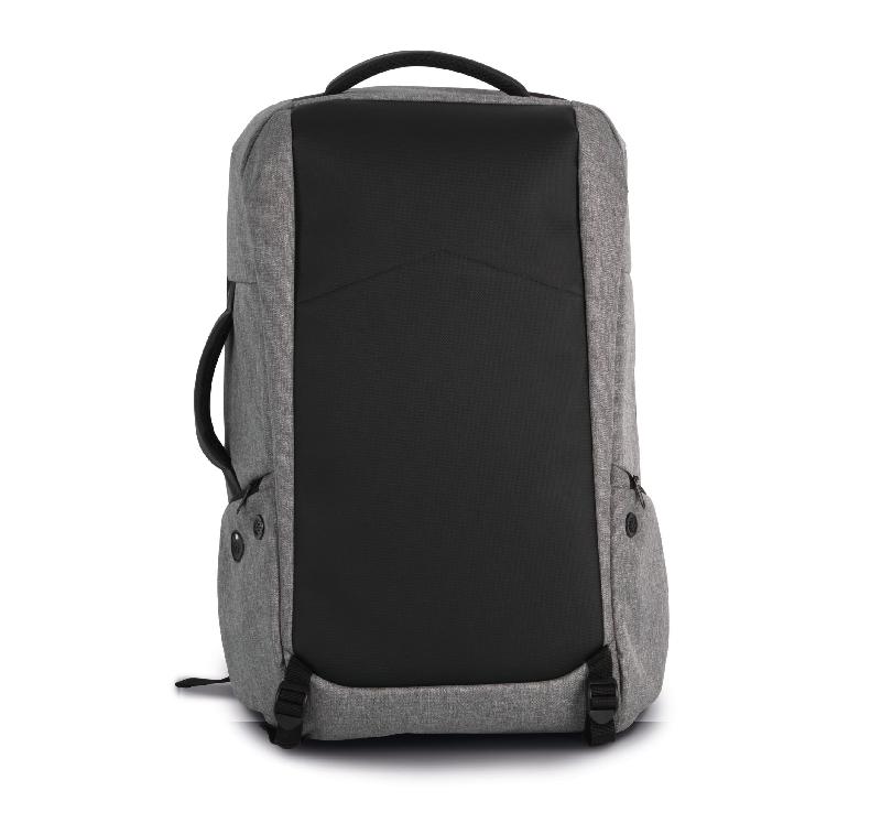 Sac à dos antivol en polyester - Réf: KI0931 - Kimood - Fermeture TSA, protection RFID, port USB_2