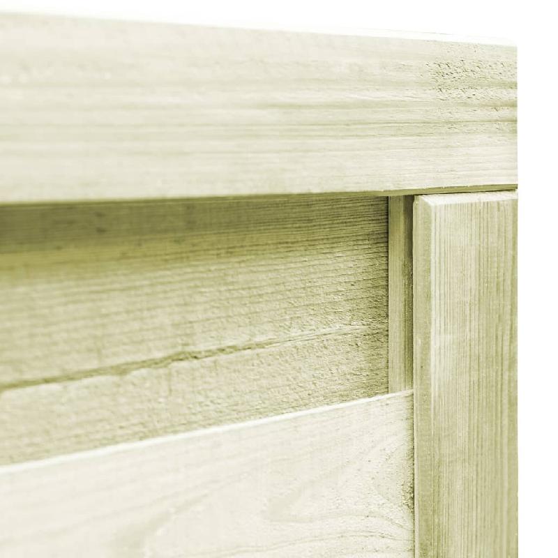 Vidaxl portillon bois de pin imprégné 100x75 cm vert 45314_2