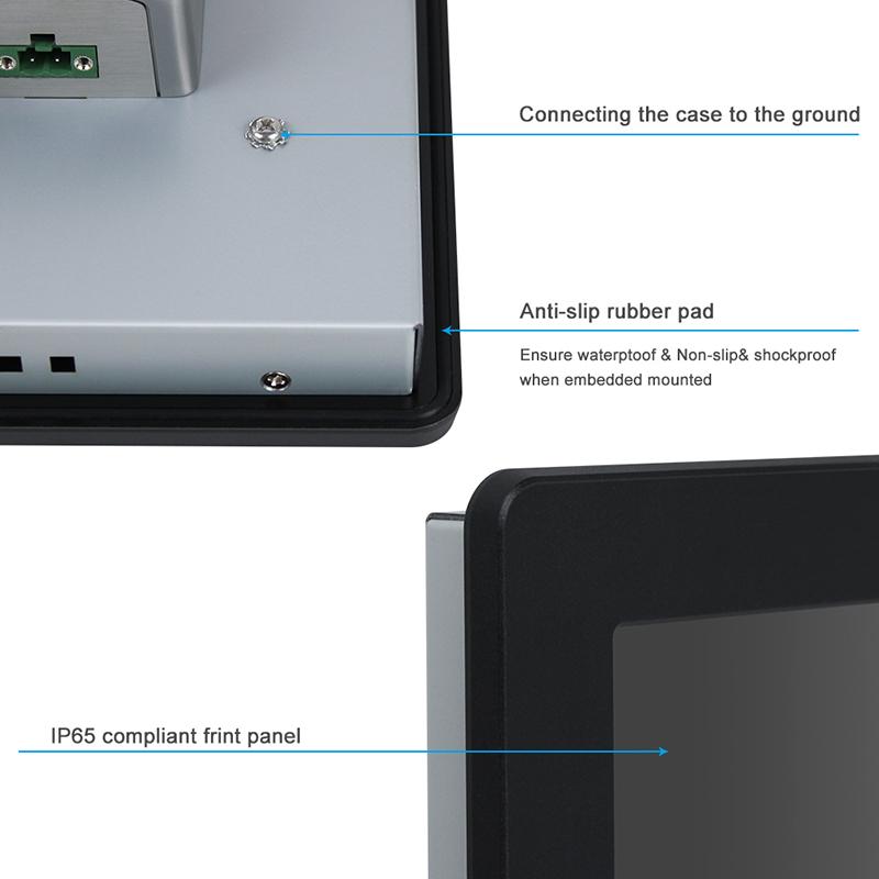 Panel PC industriel fanless 15 pouces XGA - Écran tactile résistif IP65 - EVI-15SAR_2