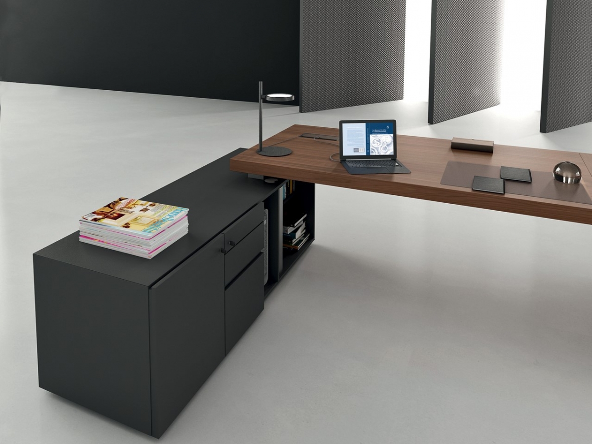 Bureau de direction haut de gamme réglable en hauteur - KYO - Design italien avec finitions exclusives_2
