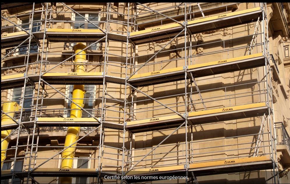 Échafaudage sur console modulaire DORPA - Largeur 0,70 m ou 1,02 m - Certifié EN 12810/12811 - ULMA_2