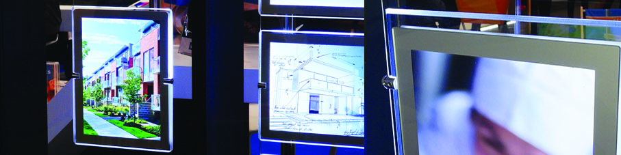 Porte-affiche lumineux à LED - Modèle double face - Formats A4 et A3 - Série 2021_2